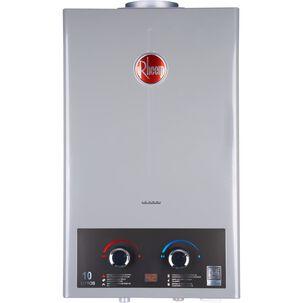 Calefont 10 Litros Gas Natural Tiro Natural Rheem GRIS 34 X 18,4 X 55