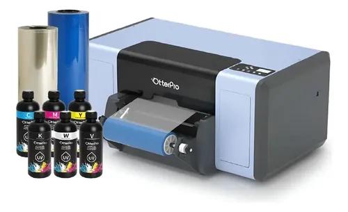 Impresora UV DTF OtterPro C30 Escritorio Incluye Consumibles Software RIP Pegatinas Permanentes