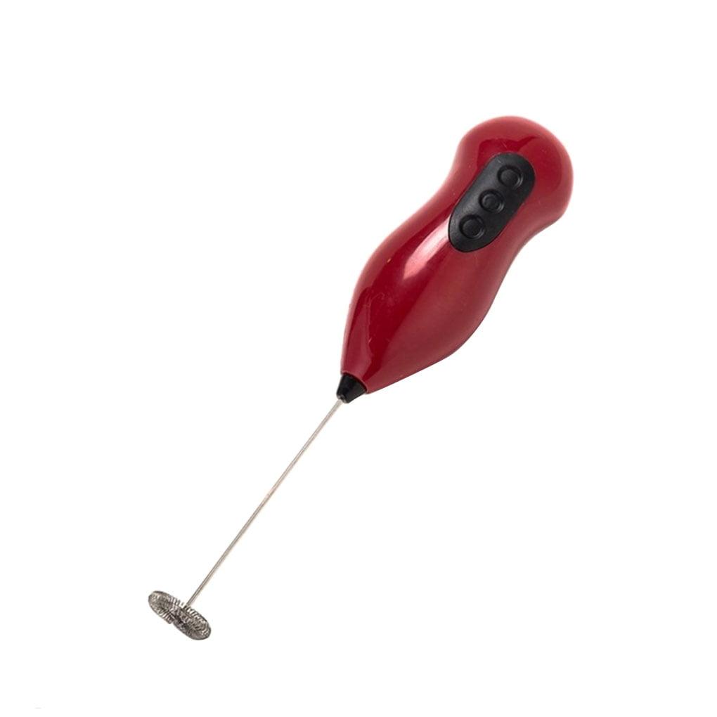 Batidor de huevos electrico Injueey acero inoxidable vino rojo