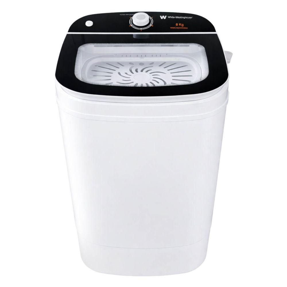Secadora Centrifuga White Westinghouse 8 Kg Blanca Compacta Con Cesta De Acero Inoxidable