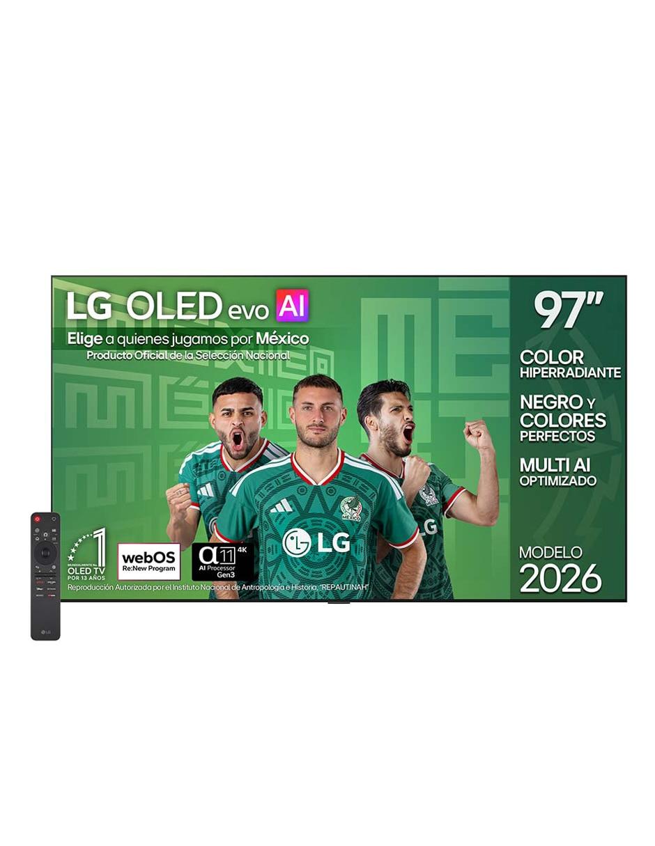 Pantalla Smart TV LG OLED de 97 pulgadas 4KUHD OLED97G6PSA con WebOS con evo AI
