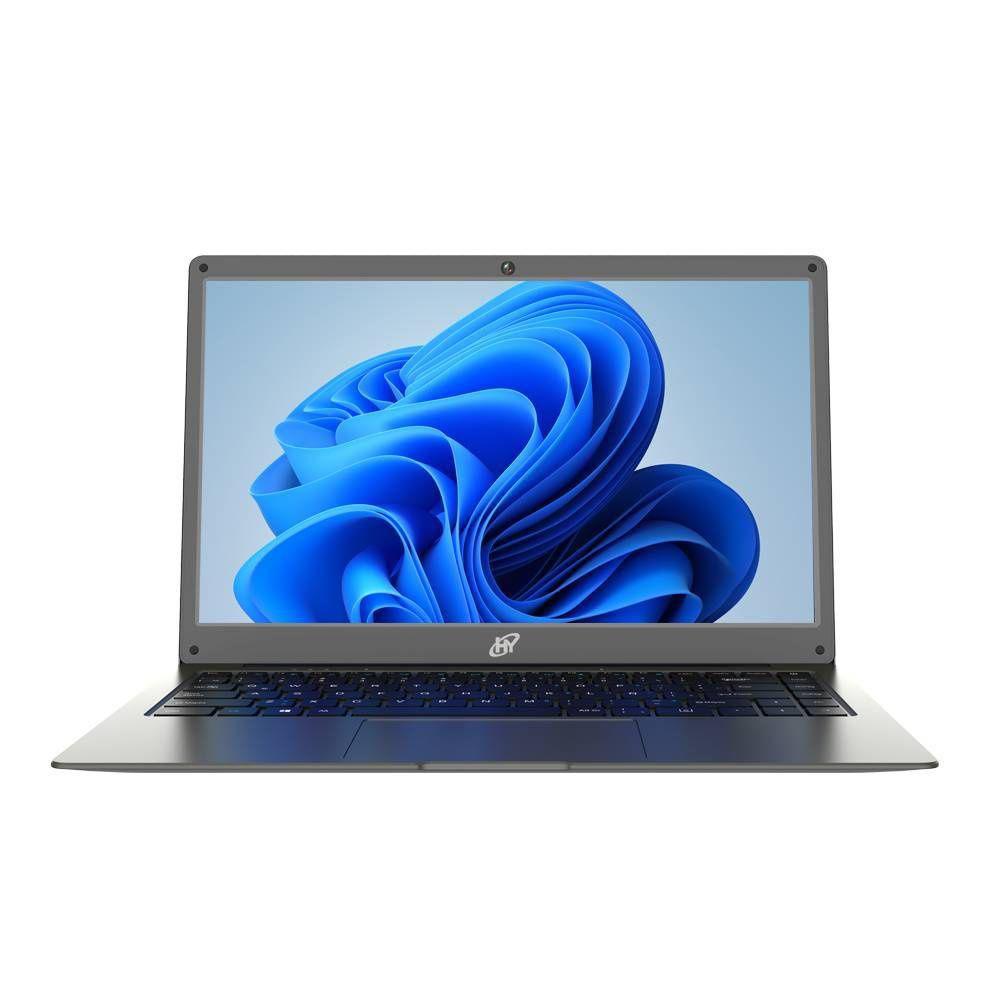 Hyundai Hybook de 14.1", Intel Celeron N4500, 4 GB RAM DDR4, 128 GB eMMC, Windows 11 Home, Gris Espacial
