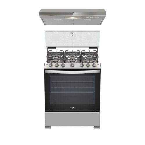 Combo Estufa de gas 30" + Campana Empotrable 76 cm