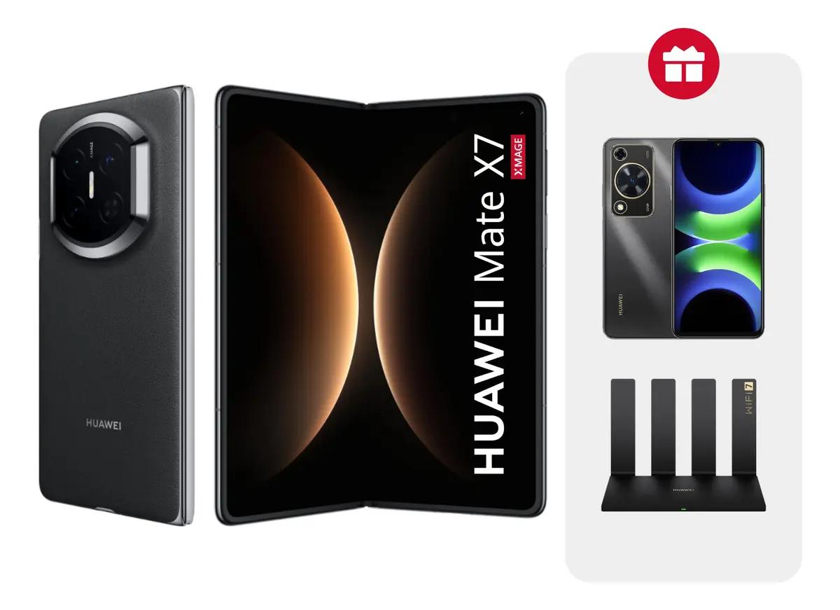Celular Huawei Mate X7 16gb+512gb Negro + Nova Y72s + Router BE3 Pro