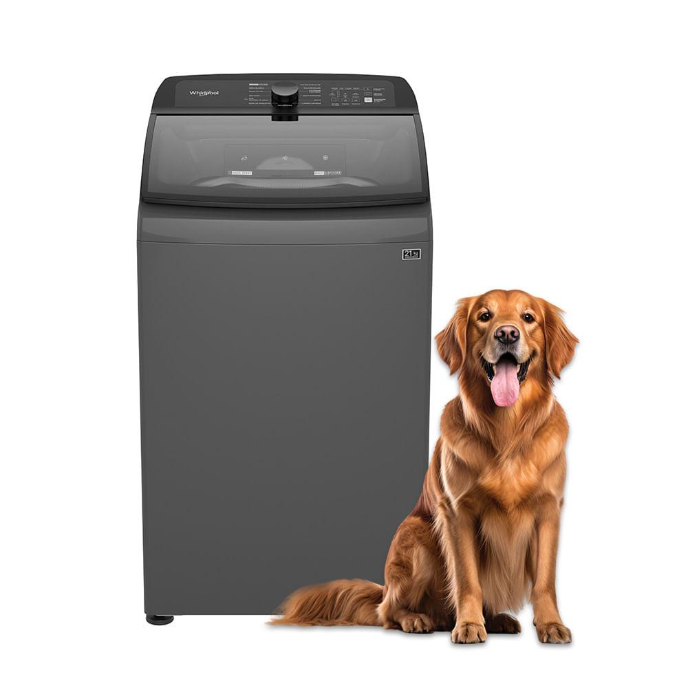 Lavadora 21kg Carga Superior Xpert Eco Gris Ciclo Ropa de Mascotas Gris
