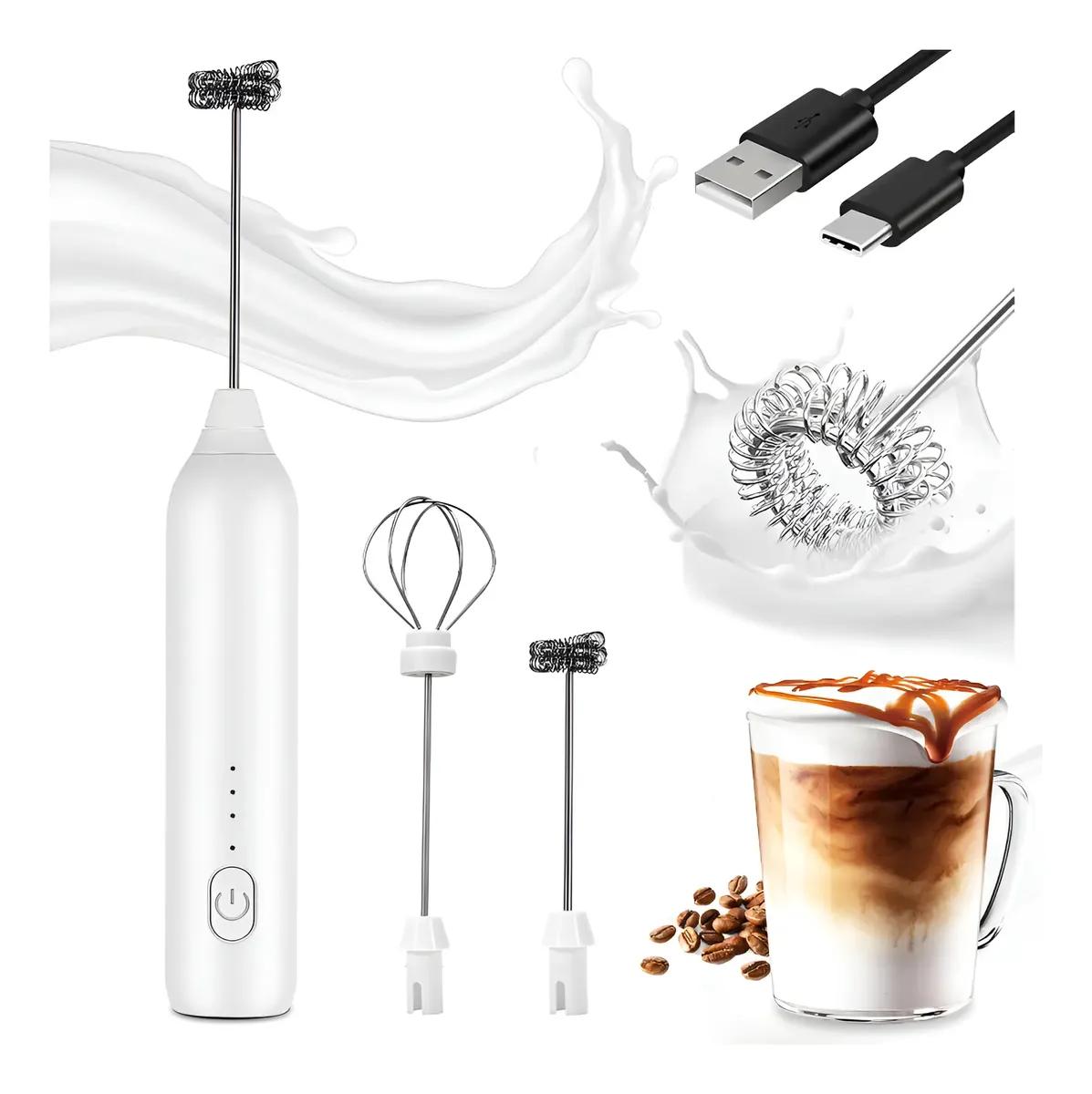 Espumador De Leche Y Cafe Batidores Electrico 3 Velocidades