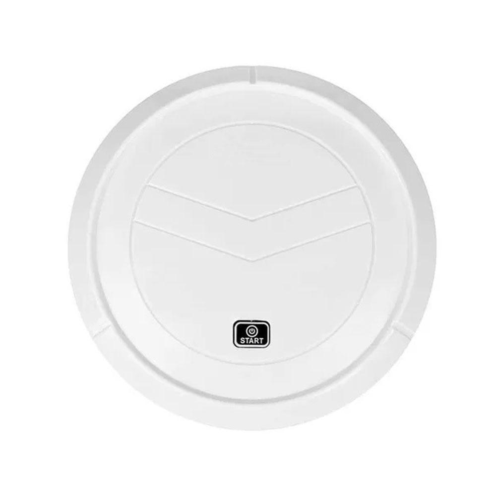 Mini Aspiradora Robot Portatil Recargable Automatica Limpieza Blanca