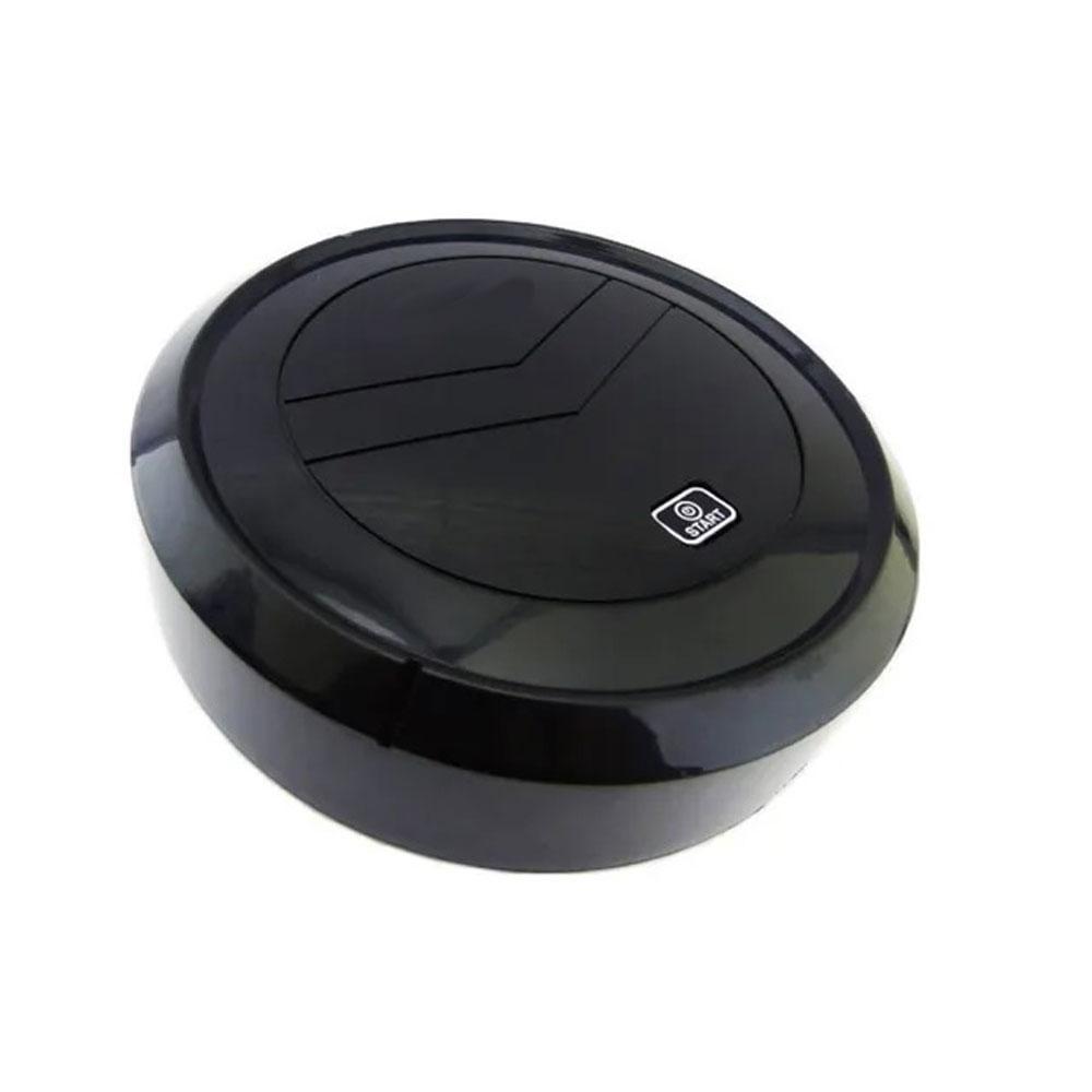 Mini Aspiradora Robot Portatil Recargable Automatica Limpieza Negra