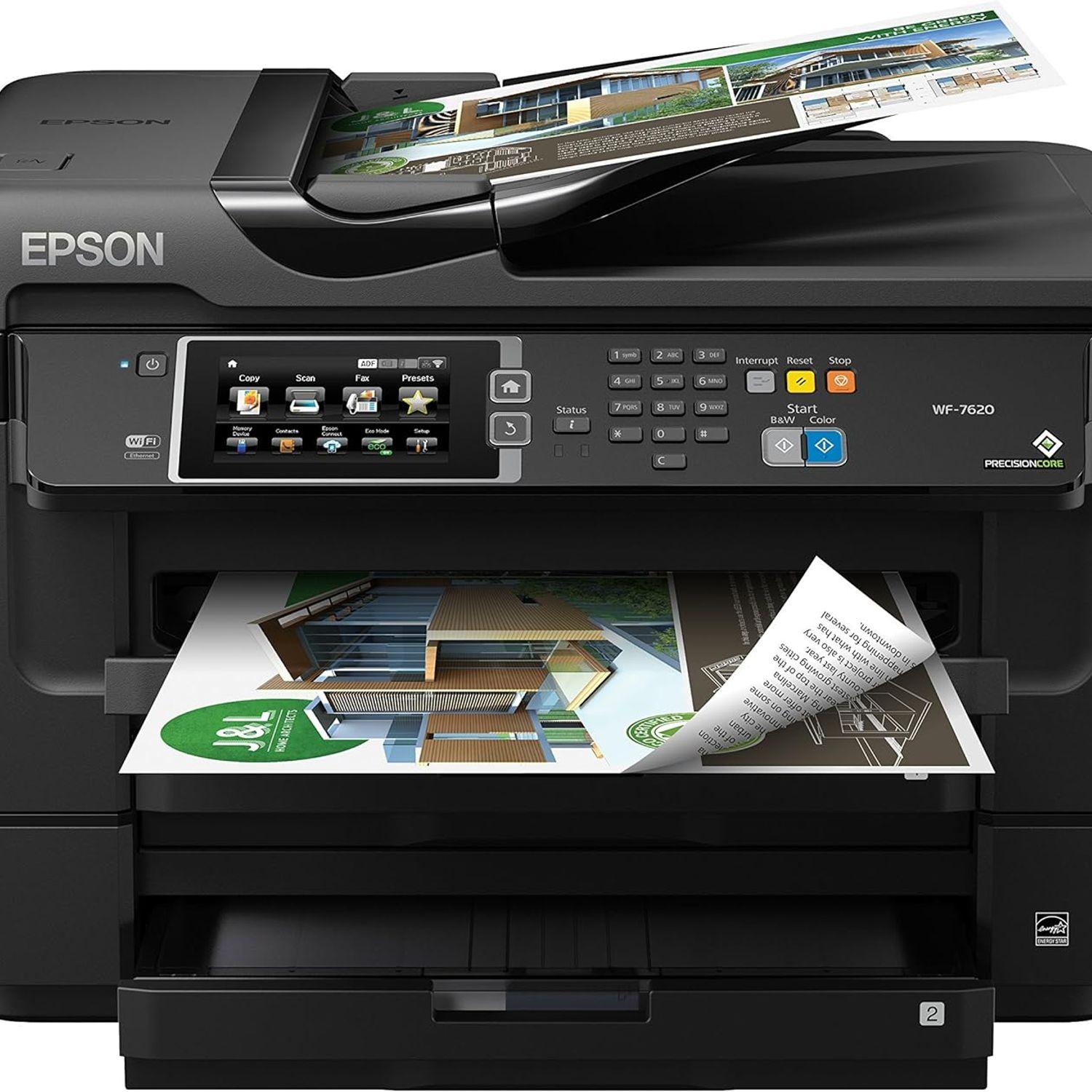 Impresora Multifuncional WF-7620 Inalambrica y Scanner