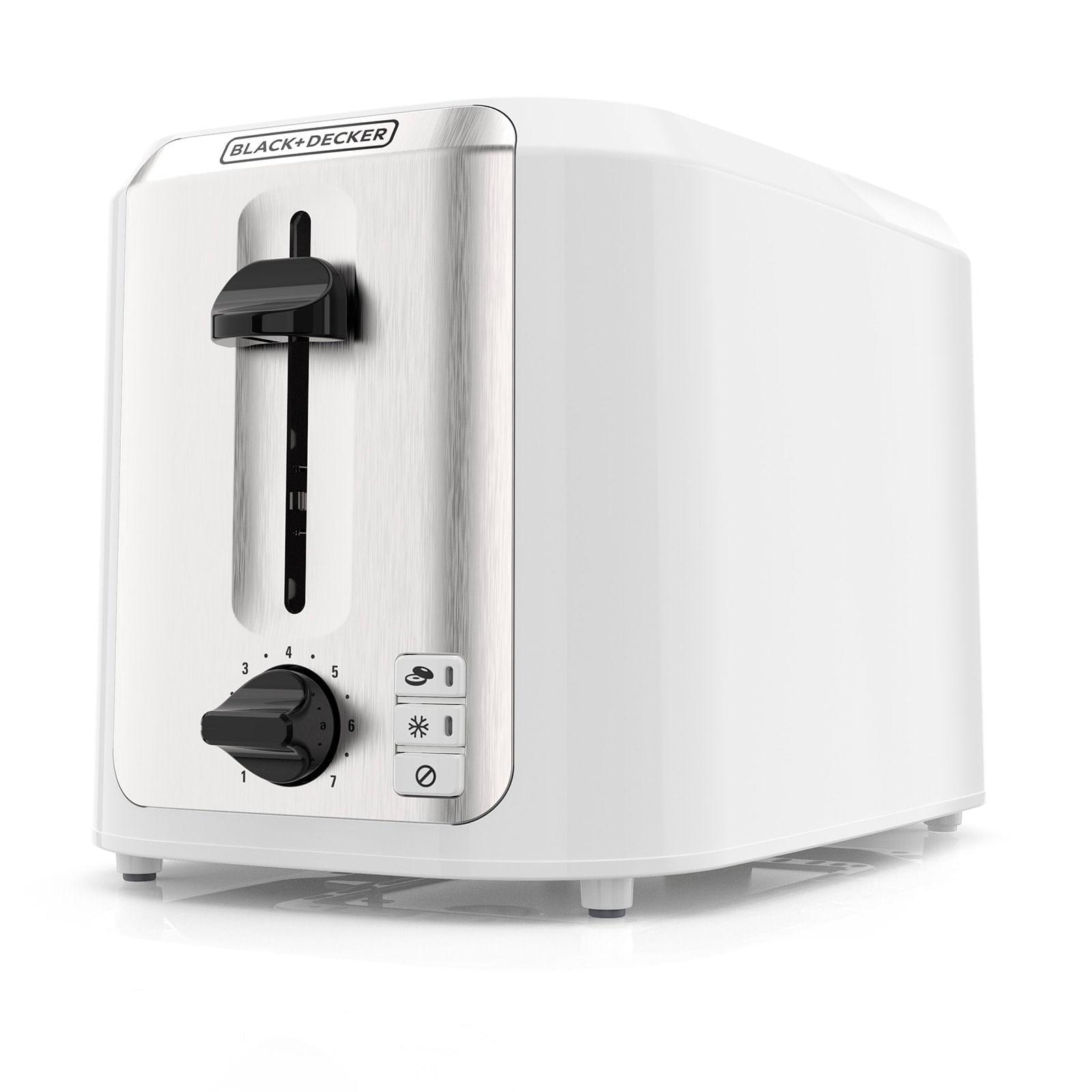 Tostadora de Pan BLACK+DECKER 2 Puestos TR7827 Blanco