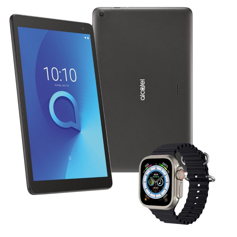 Tablet Alcatel 1T 10 Pulg Wifi 32Gb 2Ram Negro + Smartwatch