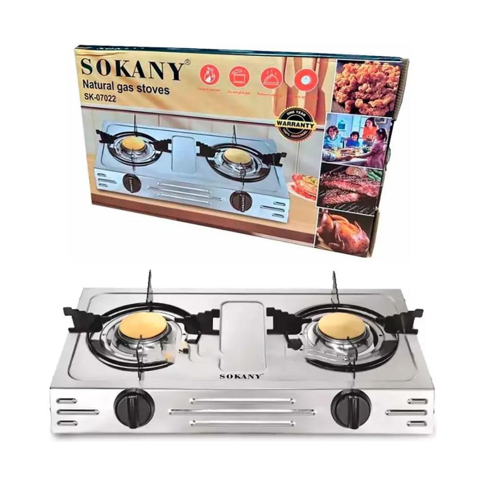 Estufa De Gas Sokany De 2 Hornillas
