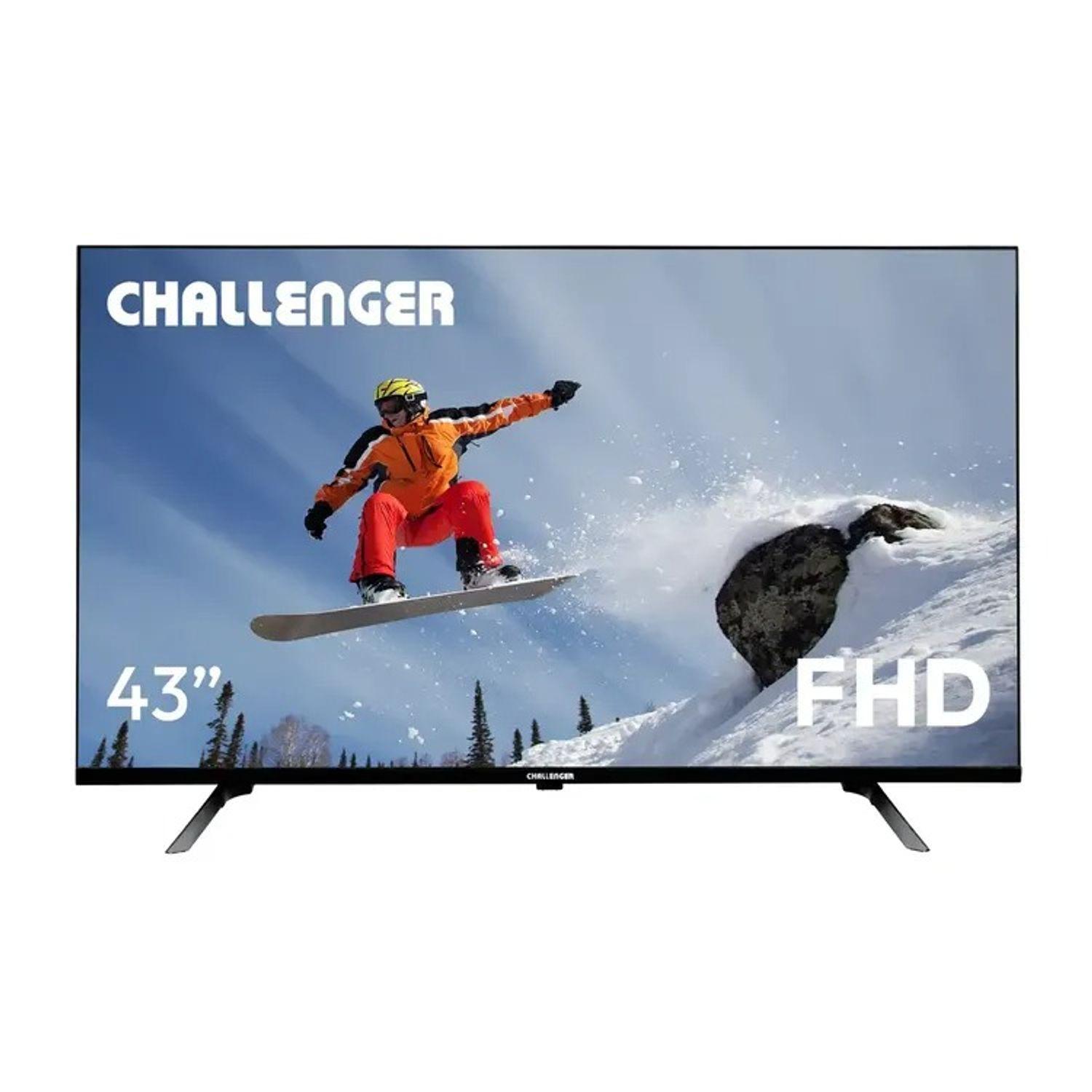 Televisor Challenger 43 pulgadas LED FULL HD Google LED 43KG90 BT T2 GOOGLE TV
