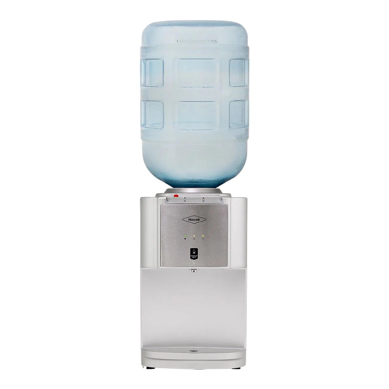 Dispensador de Agua HACEB de mesa para botellon H316DAMT Plateado