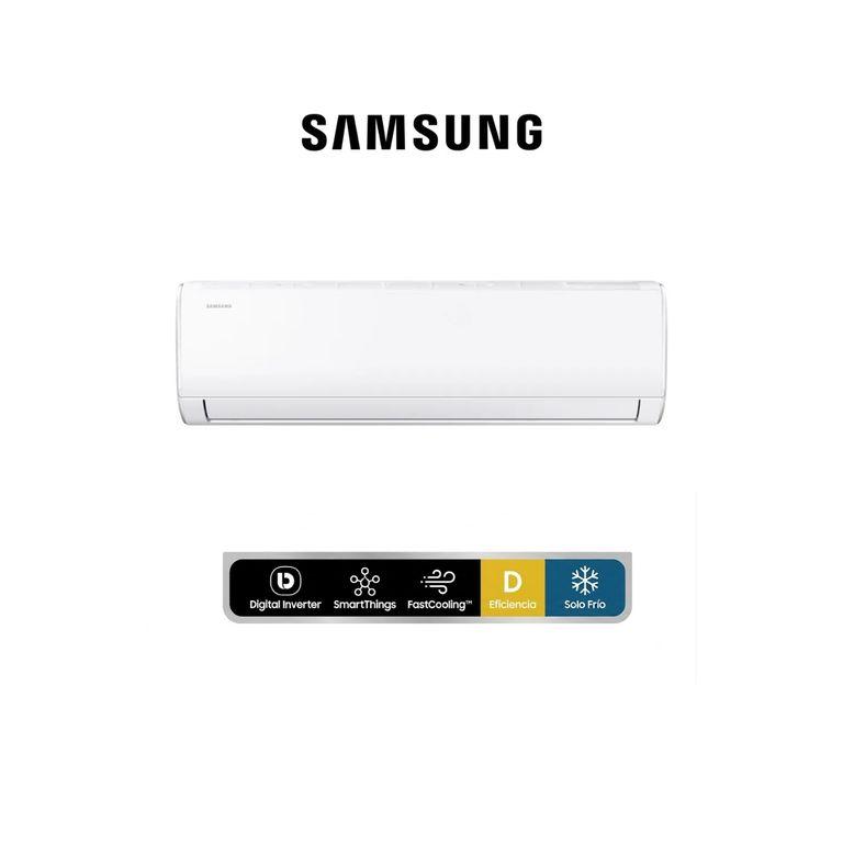 Aire Acondicionado SAMSUNG 12.000 BTU Tipo Split Inverter 110V Fast Cooling Blanco