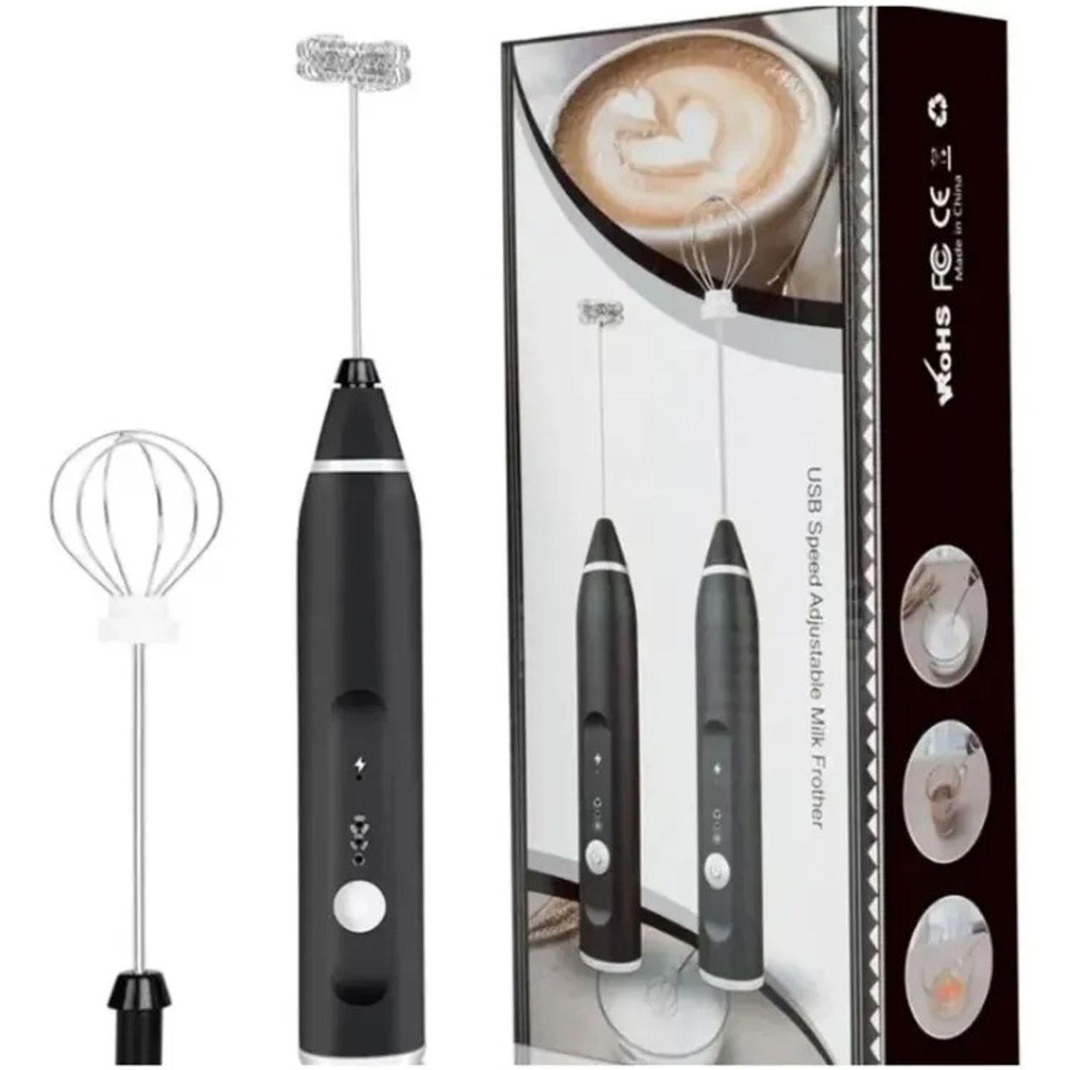 Espumador electrico doble para bebidas