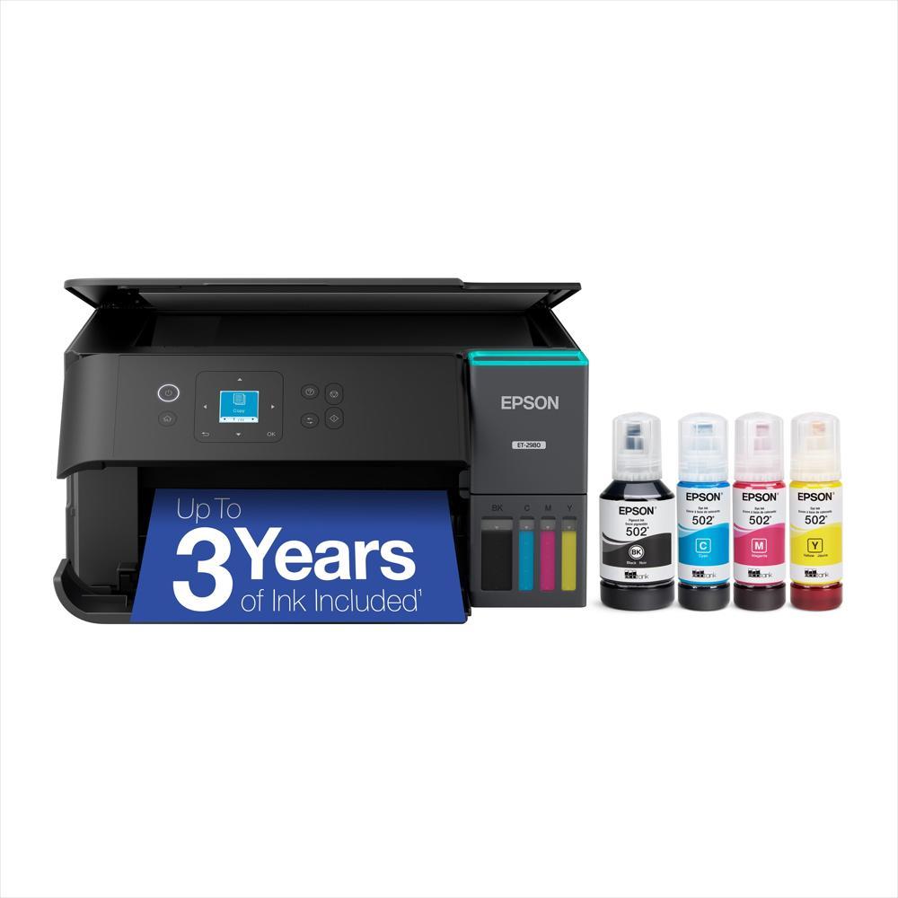 Impresora Multifuncional Epson Ecotank Et 2980 Inalambrica A Color Con Impresion Duplex