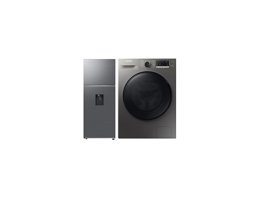 Nevera Congelador Superior Modo AI Energy 412L + Lavadora Secadora Ecobubble 11.5kg + 7kg