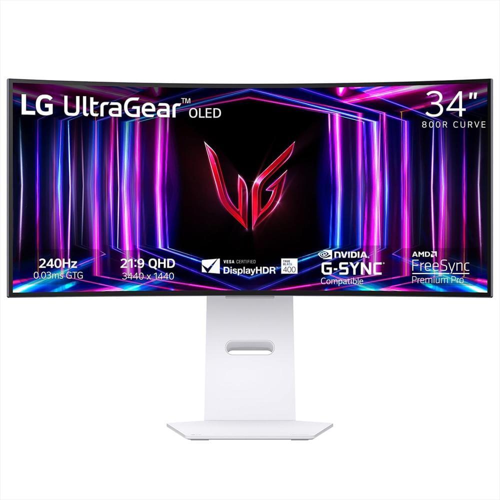 Monitor Curvo Lg Ultragear 34 pulgadas Oled 240Hz 3440X1440