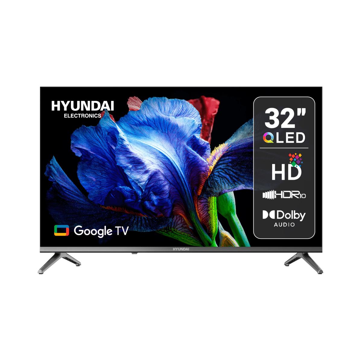 Televisor Hyundai 32" (81.28 cm) Full HD QLED Google TV HYLED3259QG