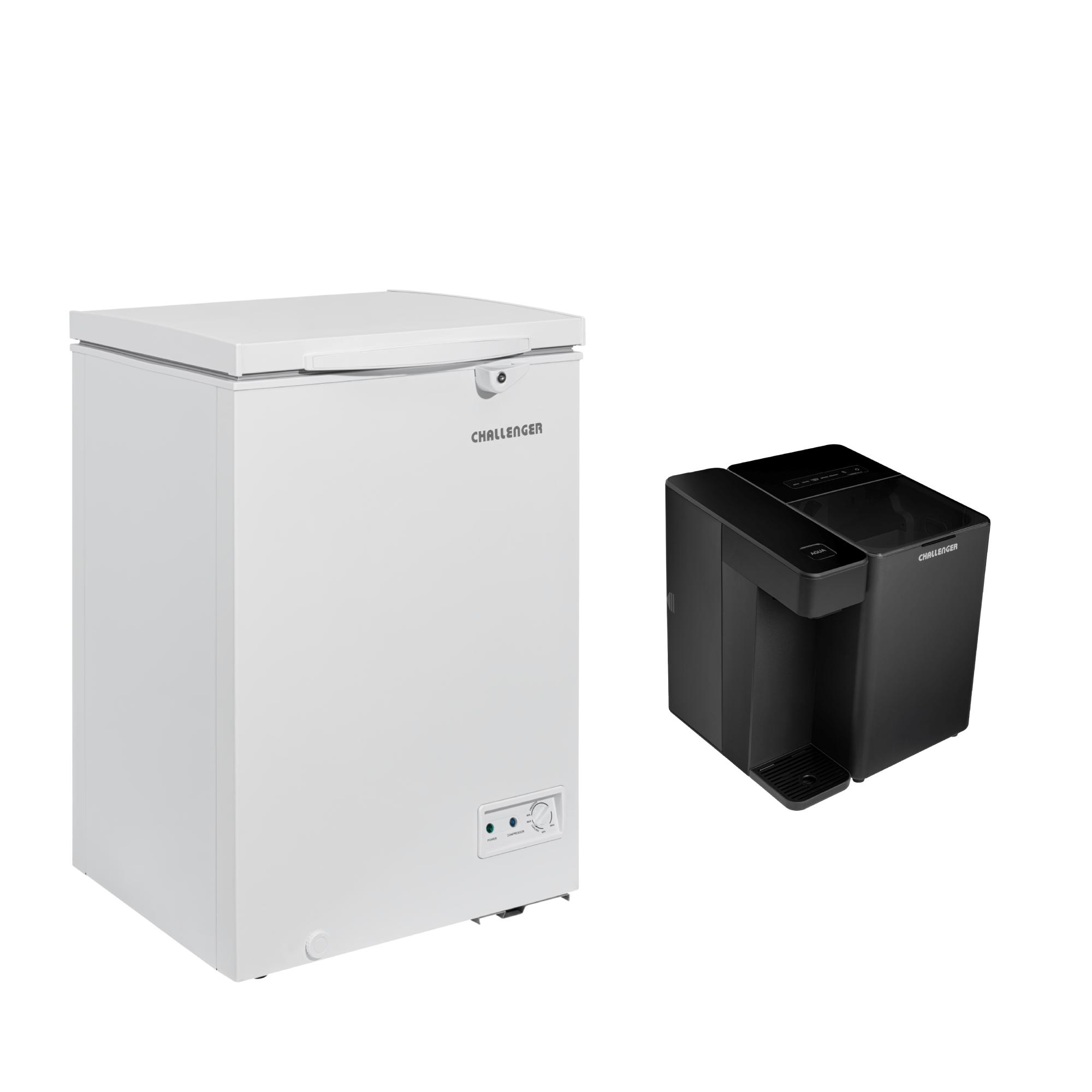Combo Congelador CHALLENGER 97Lts CH100 + Fabricador de hielo 10 KL FHA12