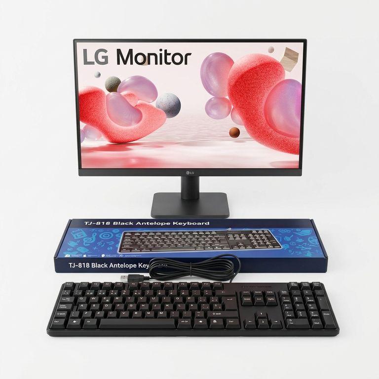 Kit oficina Monitor 24 MR400 + Teclado TJ818
