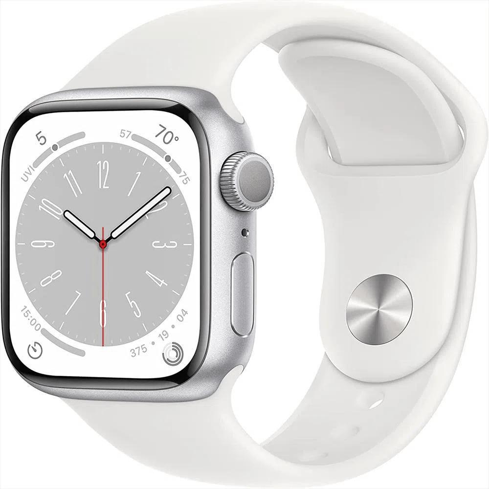 Apple Watch Serie 8 GPS de 45mm blanco