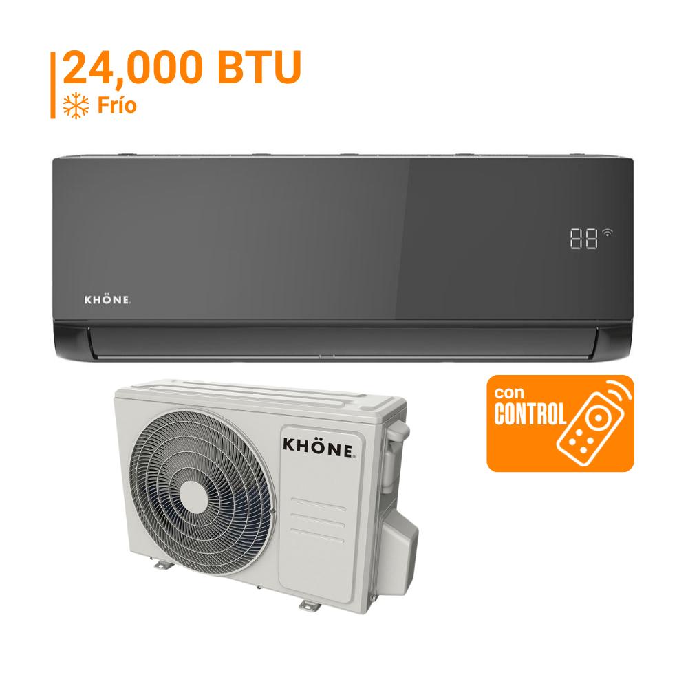 Aire Acondicionado Split Khöne Inverter KBM-24BP1 R410A 24000 Btuh Negro