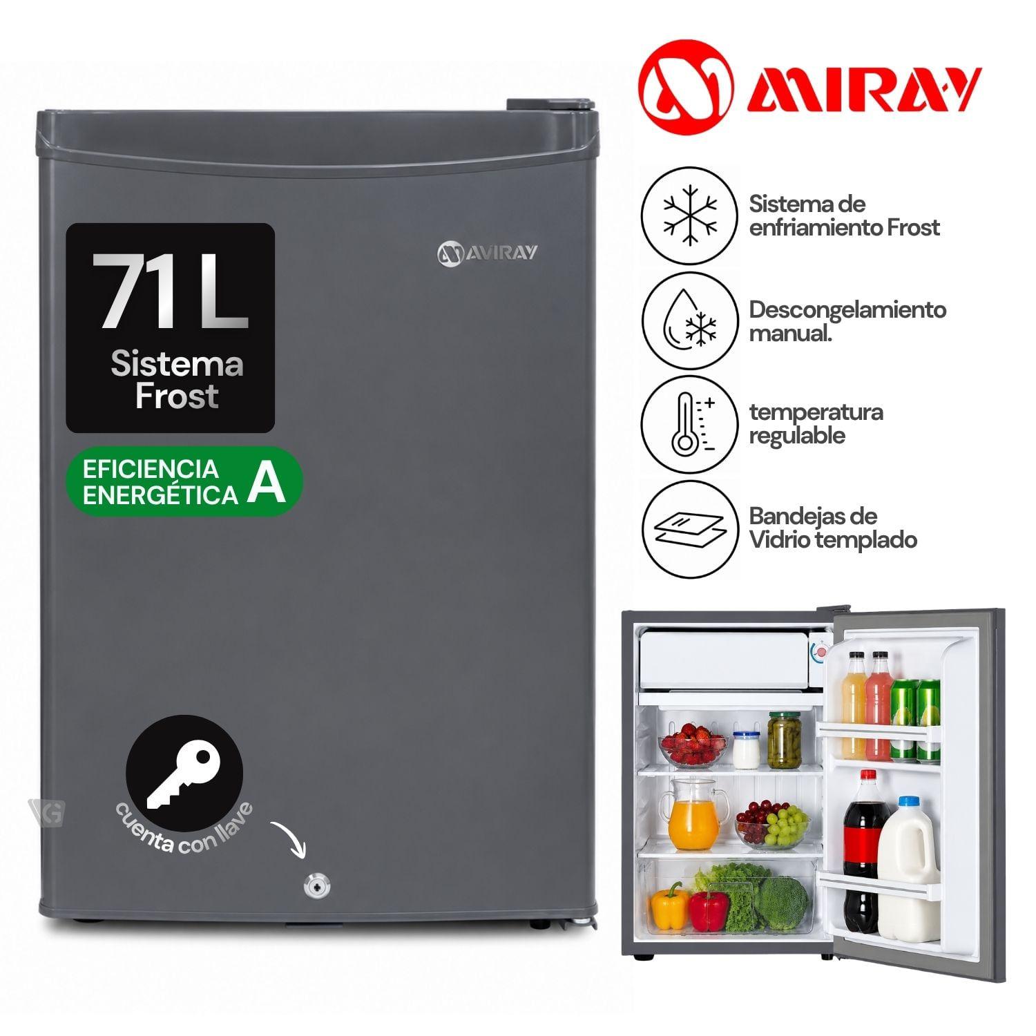 Frigobar de 71 Lts Frost RM-75X Gris