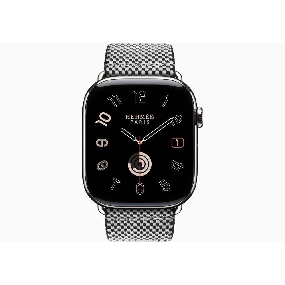 APPLE WATCH 46MM HERMES SERIES 11 TOILE - NEGRO
