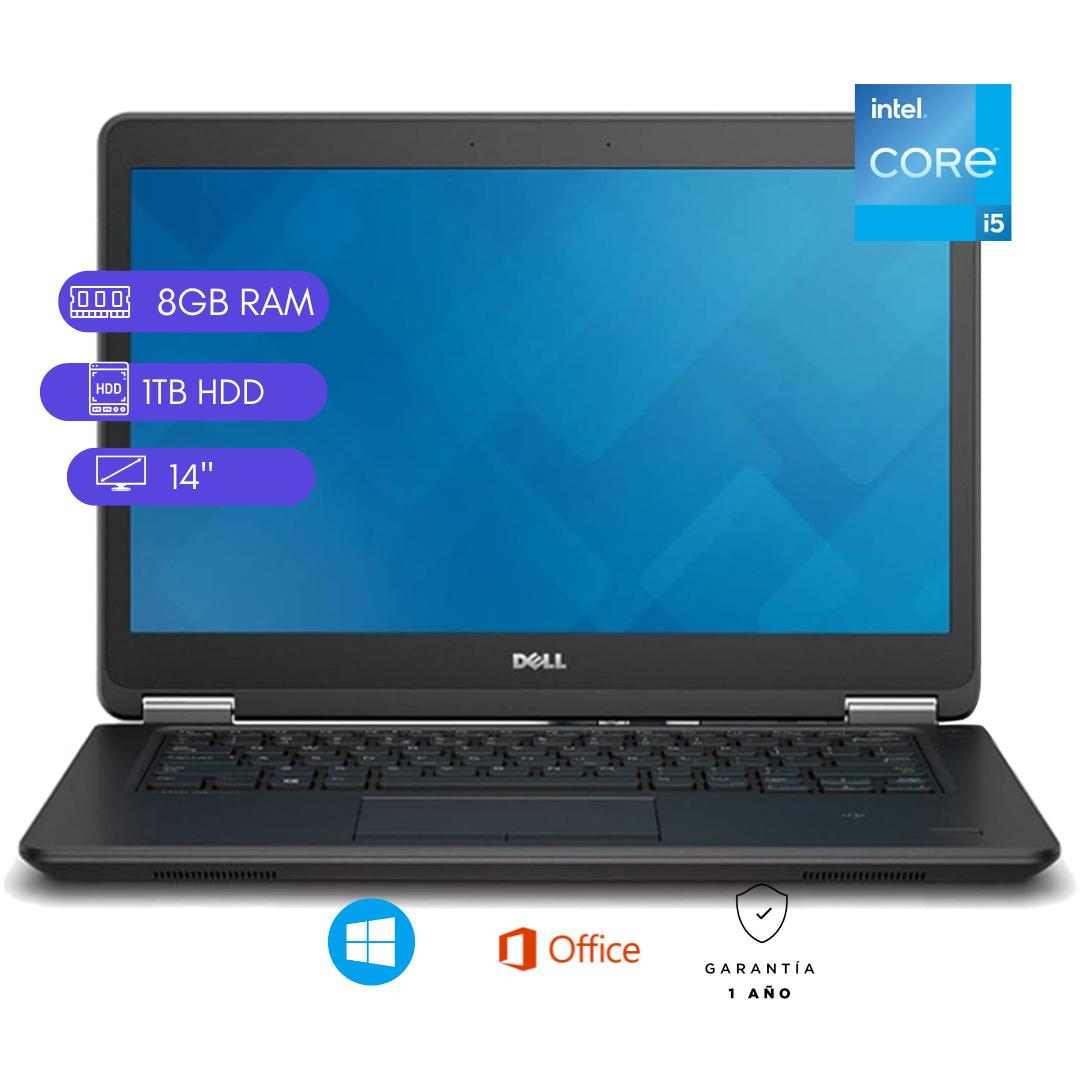 LAPTOP REACONDICIONADA DELL LATITUDE E7450 CORE I5 5TA 8GB RAM 1TB HDD