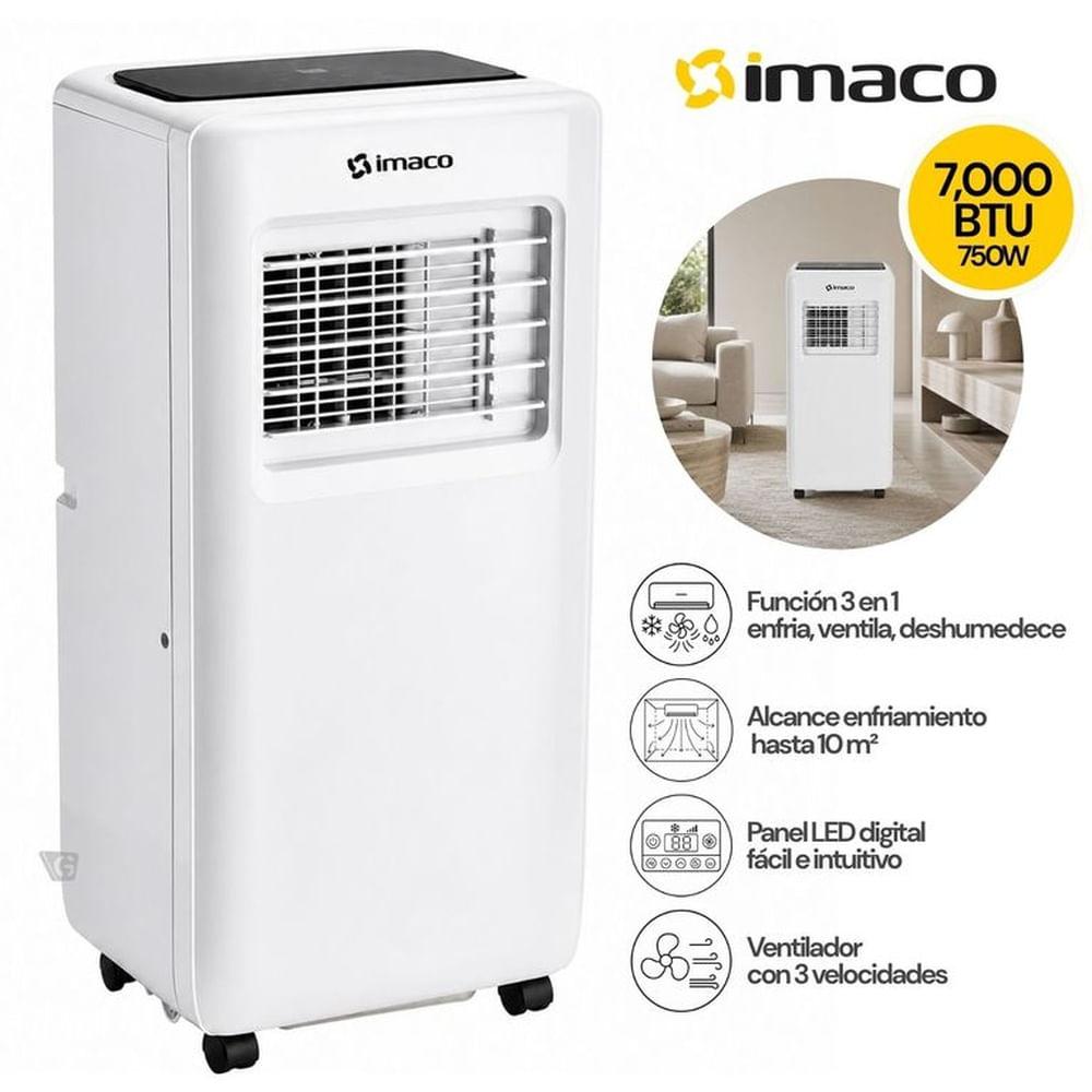 Aire acondicionado portatil 7000 BTU AC7007 Imaco