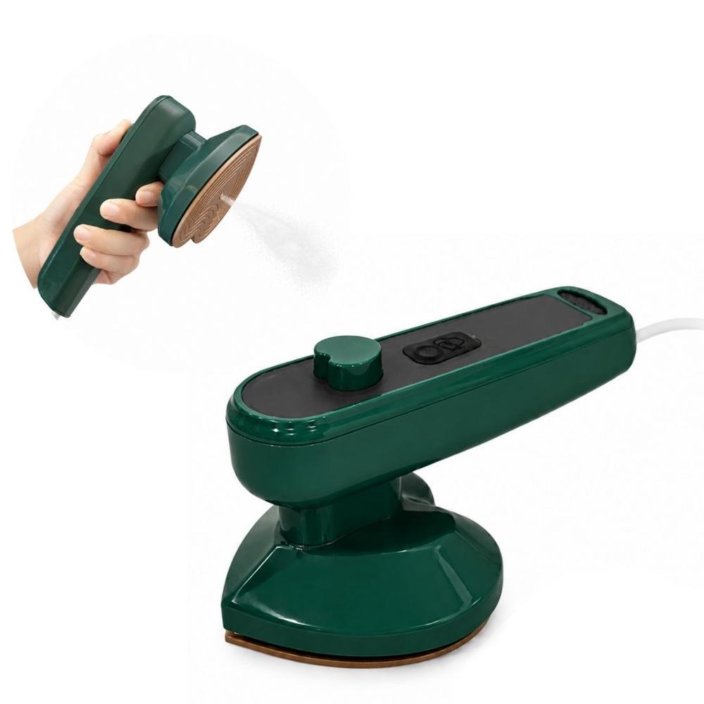 Plancha eficiente corazon verde ligera y moderna para ropa