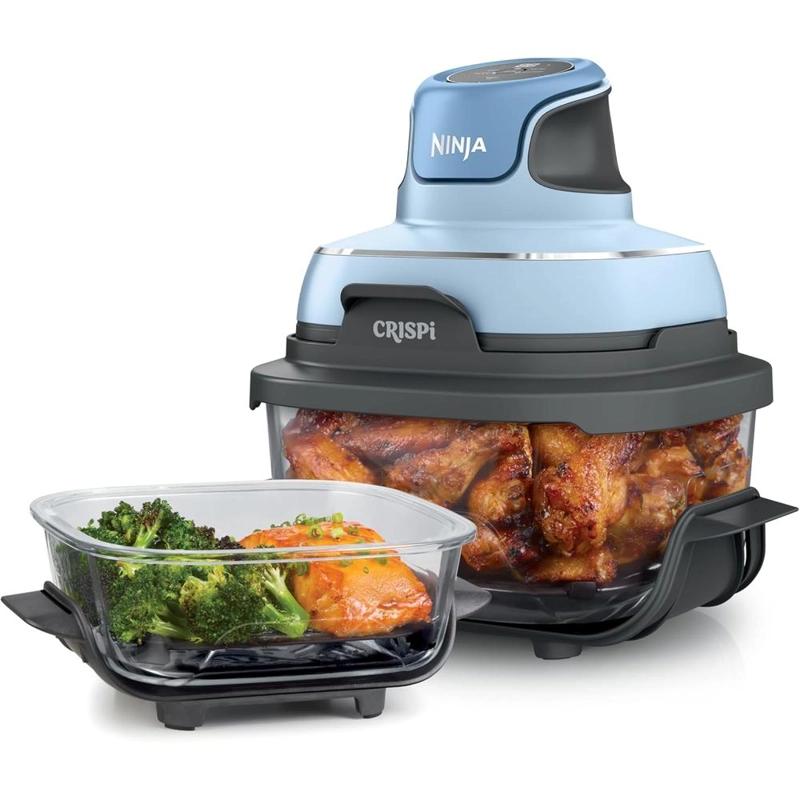 NINJA CRISPI FN101PL, FREIDORA AIRE PORTATIL 4 EN 1, 4 QT / 3,8 L | BIGARO