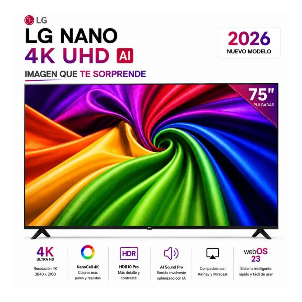 Televisor LG Smart TV 75" 4K UHD 75NU800BPSB