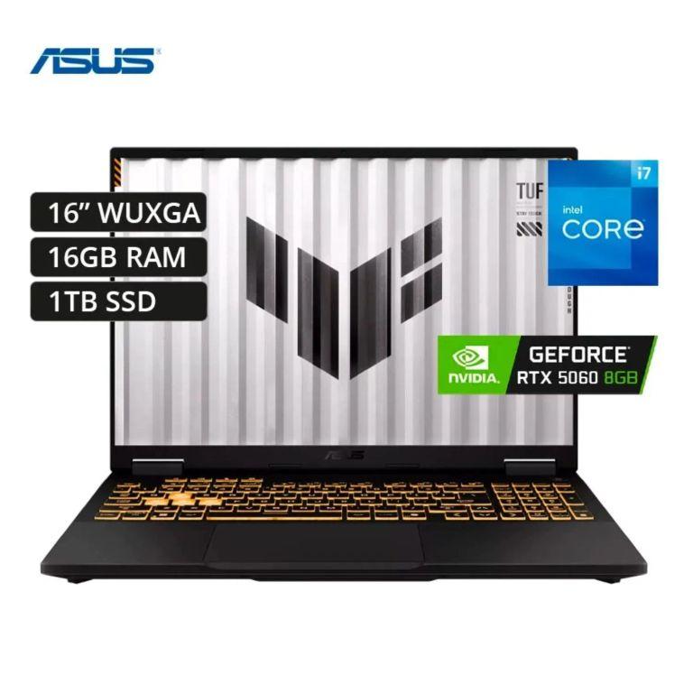 Laptop TUF Gaming F16 FX608JMR-RV197 1TB SSD 16GB RTX5060 8GB