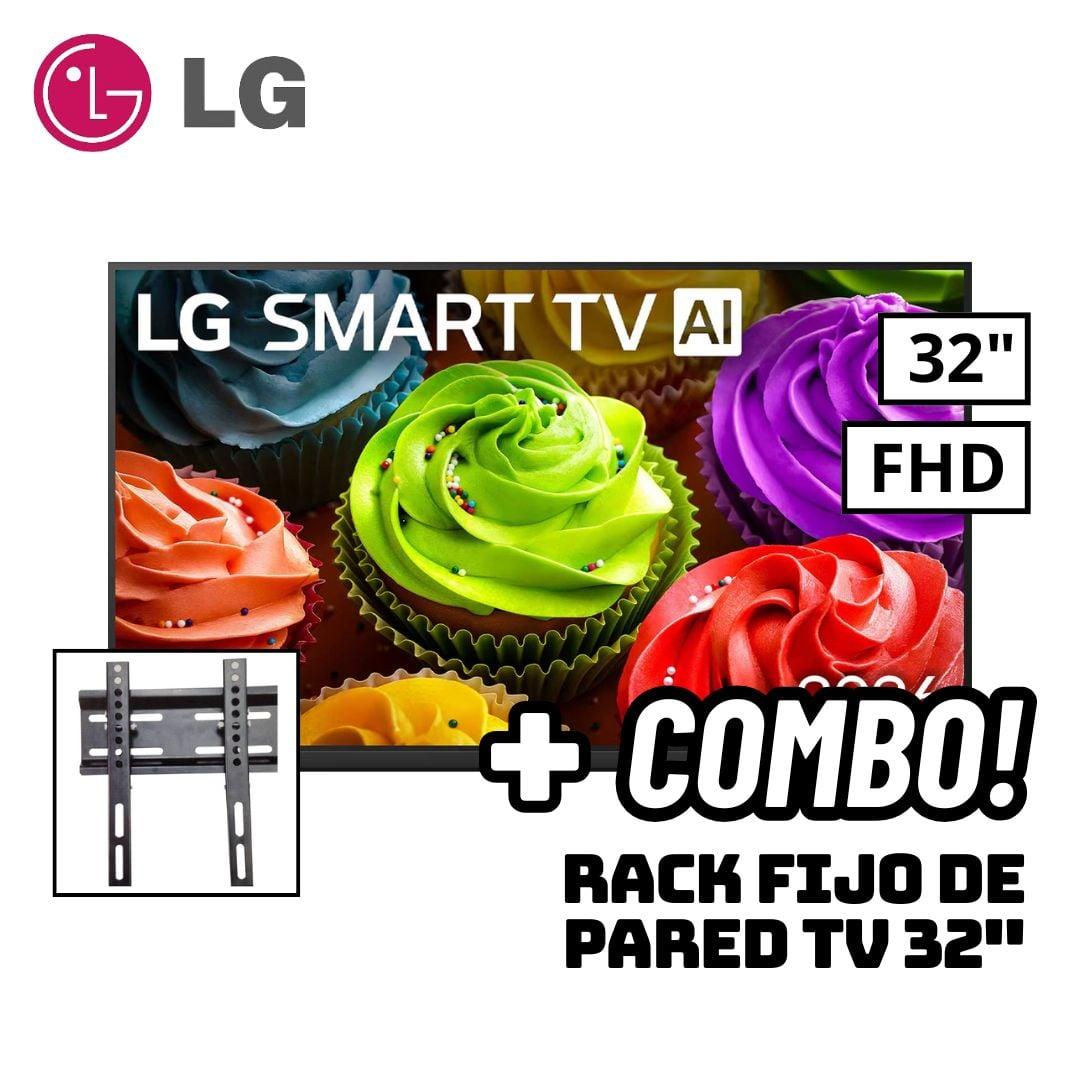 TELEVISOR 32 SMART TV WEBOS HUB FHD LED 2026 - 32LB650BPSA + RACK FIJO