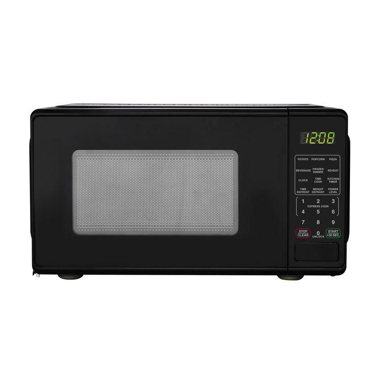 Microondas Mainstays 0.7 Pies 700W Negro Digital