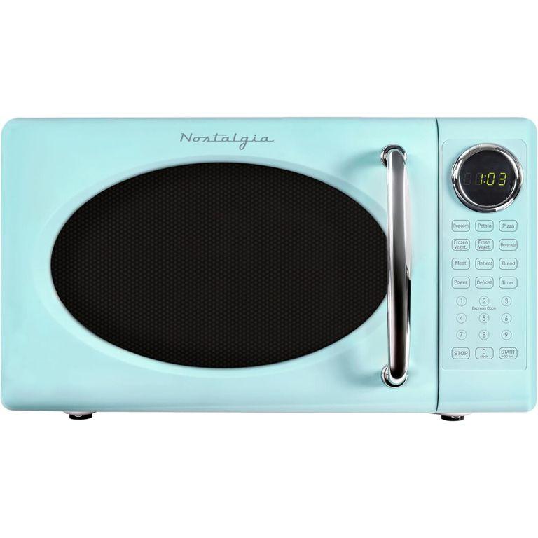 Microondas Nostalgia Retro 20L 700W Aqua Vidrio Giratorio