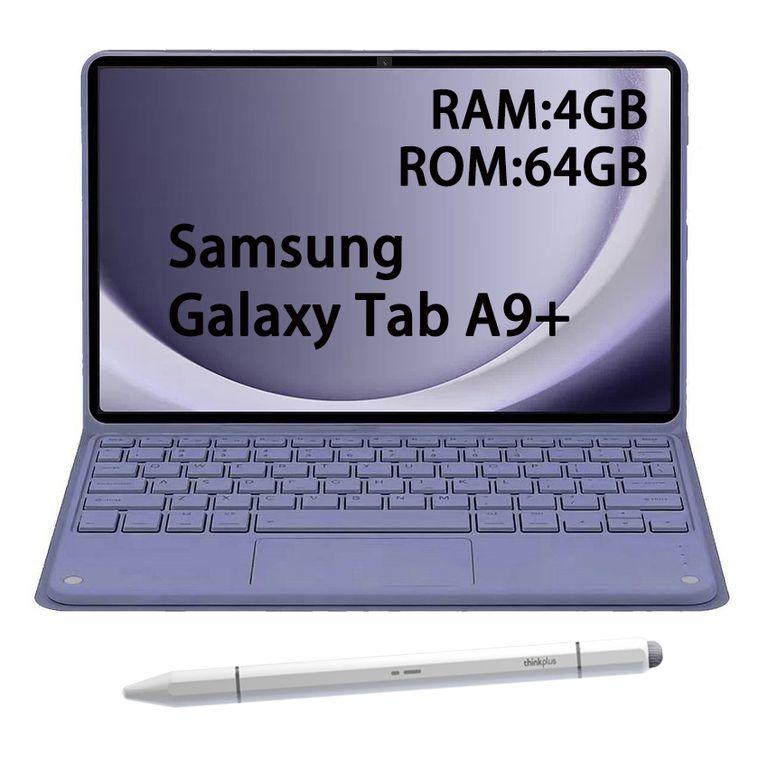 Tablet Galaxy Tab A9+ WIFI 4GB+64GB Gris+Teclado Purpura+Lapiz
