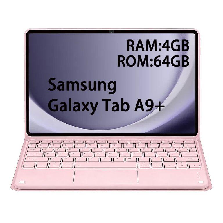 Tablet Galaxy Tab A9+ WIFI 4GB+64GB Gris+Teclado Rosa