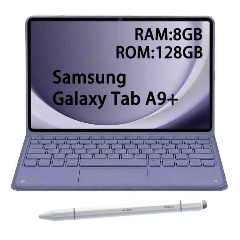 Tablet Galaxy Tab A9+ WIFI 8GB+128GB Gris+Teclado Purpura+Lapiz