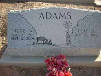 ADAMS, LOIS G - Graham County, Arizona | LOIS G ADAMS - Arizona Gravestone Photos
