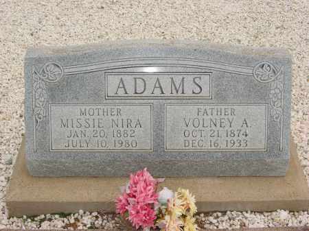 ADAMS, MISSIE NIRA - Graham County, Arizona | MISSIE NIRA ADAMS - Arizona Gravestone Photos