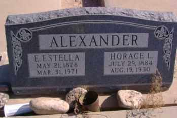 ALEXANDER, HORACE LAFAYETTE - Graham County, Arizona | HORACE LAFAYETTE ALEXANDER - Arizona Gravestone Photos