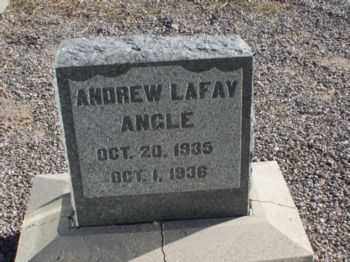 ANGLE, ANDREW LAFAY - Graham County, Arizona | ANDREW LAFAY ANGLE - Arizona Gravestone Photos