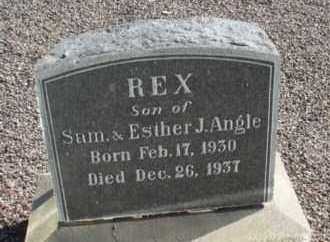 ANGLE, REX - Graham County, Arizona | REX ANGLE - Arizona Gravestone Photos