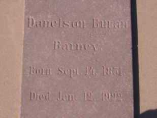 BARNEY, DANIELSON BURAN - Graham County, Arizona | DANIELSON BURAN BARNEY - Arizona Gravestone Photos
