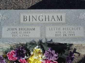 BEECROFT WHETTEN, LETTIE - Graham County, Arizona | LETTIE BEECROFT WHETTEN - Arizona Gravestone Photos