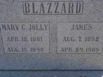 JOLLY BLAZZARD, MARY CATHERINE - Graham County, Arizona | MARY CATHERINE JOLLY BLAZZARD - Arizona Gravestone Photos